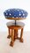 Antique 19th Century Piano Stool With Root Wood Base by Nina Campbell 1
