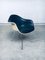 Mid-Century Black Leather Dax Armchair by Charles & Ray Eames for Herman Miller, 1960s, Image 3