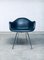 Mid-Century Black Leather Dax Armchair by Charles & Ray Eames for Herman Miller, 1960s 16