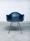 Mid-Century Black Leather Dax Armchair by Charles & Ray Eames for Herman Miller, 1960s, Image 16