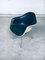 Mid-Century Black Leather Dax Armchair by Charles & Ray Eames for Herman Miller, 1960s 5
