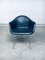 Mid-Century Black Leather Dax Armchair by Charles & Ray Eames for Herman Miller, 1960s 1