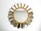 Large Gilded Italian Regency Sunburst Wall Mirror 1