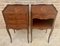Early 20th Century French Marquetry & Iron Hardware Bedside Tables or Nightstands, Set of 2, Image 12