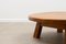 French Oak Brutalist Artisan Coffee Table, 1970s., Image 4