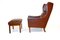 Vintage Leather Armchairs, Denmark, 1960s, Set of 2 6