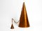 Large Copper Cone Pendant Lamp from Th Valentiner Copenhagen, Denmark, 1960s, Image 4