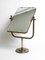 Großer kippbarer Tischspiegel mit vernickeltem Metallrahmen, 1930er 1