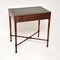 Antique Victorian Leather Top Writing Table Desk, Image 9