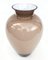 Large Contemporary Beige Glass Vase, Poland 3