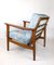 Light Blue German Vintage Armchair, 1970s, Image 10