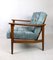 Light Blue German Vintage Armchair, 1970s 7