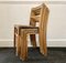 Vintage Stacking Dining Chairs, Set of 4 7