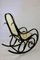 Vintage Black Rocking Chair by Michael Thonet, Image 9