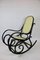 Rocking Chair Vintage Noire par Michael Thonet 2