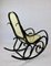 Rocking Chair Vintage Noire par Michael Thonet 14