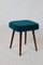 Vintage Green Marine Stool, 1970s, Image 1