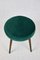 Tabouret Vintage Vert, 1970s 4