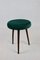 Vintage Green Stool, 1970s, Image 3