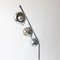 Vintage Space Age Floor Lamp in Chromed Metal With Three Magnetic Lights by Goffredo Reggiani 3