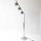 Vintage Space Age Floor Lamp in Chromed Metal With Three Magnetic Lights by Goffredo Reggiani 1