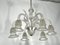 Lustre Murano Bullicante Rostrato Mid-Century avec Six Bras par Ercole Barovier 7