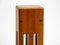 Large Postmodern Table Clock in Cherry Wood, 1980s 14