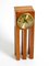 Reloj de mesa posmoderno grande de madera de cerezo, años 80, Imagen 3