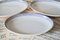 Antique Creamware Serving Plates With Gilded Chevrons from Wedgwood, England, 1820s, Set of 7, Image 4