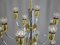 Chrome & Brass Chandeliers from Star Leuchten, Germany, 1970s, Image 11