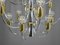 Chrome & Brass Chandeliers from Star Leuchten, Germany, 1970s, Image 13
