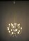 Lampadari in ottone e metallo cromato di Star Leuchten, Germania, anni '70, Immagine 7