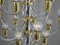 Chrome & Brass Chandeliers from Star Leuchten, Germany, 1970s, Image 12