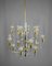 Chrome & Brass Chandeliers from Star Leuchten, Germany, 1970s, Image 2