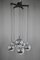 Lámpara colgante en cascada cromada, años 60, Imagen 2