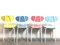 Italian Metal and Formica Chairs, 1960s, Set of 16, Image 5