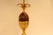 Ostrich & Pineapple Egg Table Lamp in Maison Jansen Style, 1970s 2