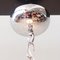 Glass Flower Chromed Sputnik Chandelier by Paolo Venini for VeArt, 1960s 13