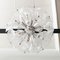 Glass Flower Chromed Sputnik Chandelier by Paolo Venini for VeArt, 1960s 4
