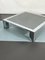 Mid-Century Chrome and Dark Mirror Glass Side Table in the style of Saporiti, Italy, 1970s 8