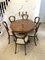 Antique Victorian Quality Carved Walnut Dining Chairs, Set of 6, Image 4