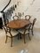 Antique Victorian Quality Carved Walnut Dining Chairs, Set of 6, Image 5