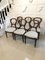 Antique Victorian Quality Carved Walnut Dining Chairs, Set of 6, Image 3