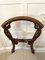 Antike viktorianische Esszimmerstühle aus geschnitztem Nussholz, 6er Set 12