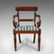 Antique Regency Elbow Chair, England, 1820s 2