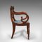 Antique Regency Elbow Chair, England, 1820s 3