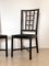 Bamboo Chairs and Leather Chairs, 1970s, Set of 2 3