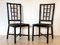 Bamboo Chairs and Leather Chairs, 1970s, Set of 2 1