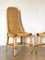 Wicker, Leather, and Bamboo Chairs, 1970s, Set of 2 2