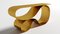 Whorl Console in Gold Powder Coated Aluminum by Neal Aronowitz 3